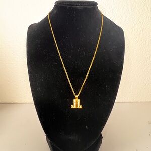 Elegant Gold Initial Necklace